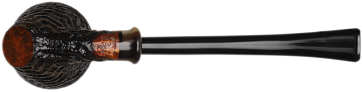Mike Sebastian Bay Partially Rusticated Bent Dublin Sitter with Horn