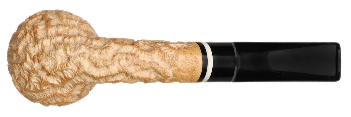 Mike Sebastian Bay Rusticated Bent Egg with Camel Bone