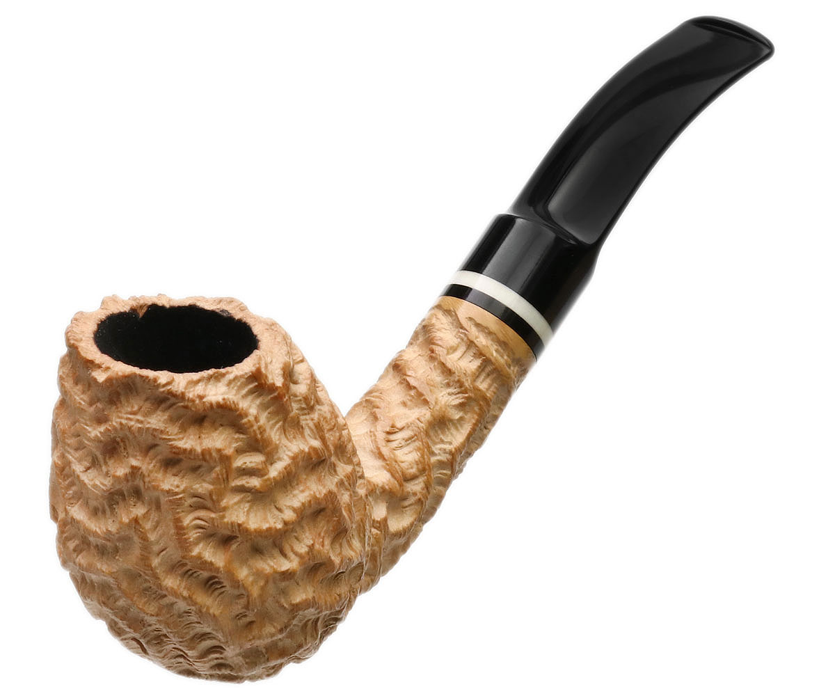 Mike Sebastian Bay Rusticated Bent Egg with Camel Bone