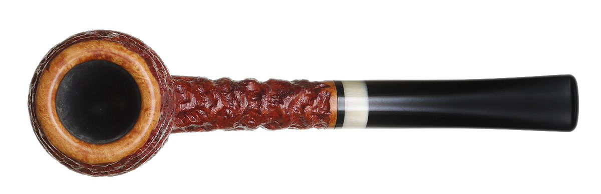 Mike Sebastian Bay Rusticated Billiard with Musk Ox Horn