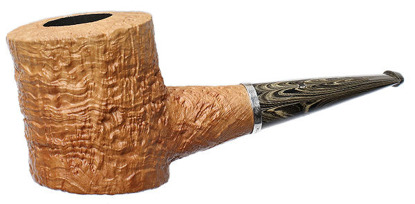 Larry Roush Sandblasted Poker with Silver (S5) (2453)
