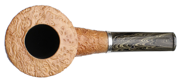 Larry Roush Sandblasted Poker with Silver (S5) (2453)