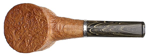 Larry Roush Sandblasted Poker with Silver (S5) (2453)