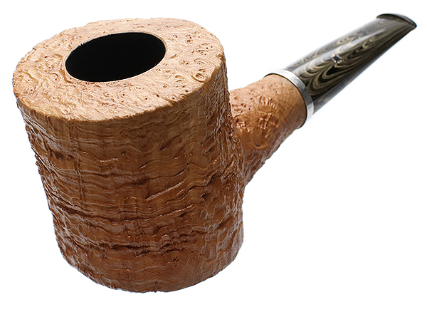 Larry Roush Sandblasted Poker with Silver (S5) (2453)