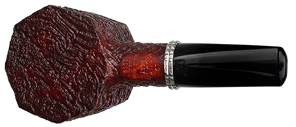 Larry Roush Sandblasted Paneled Poker with Hammer Finish Silver (L3) (2467)