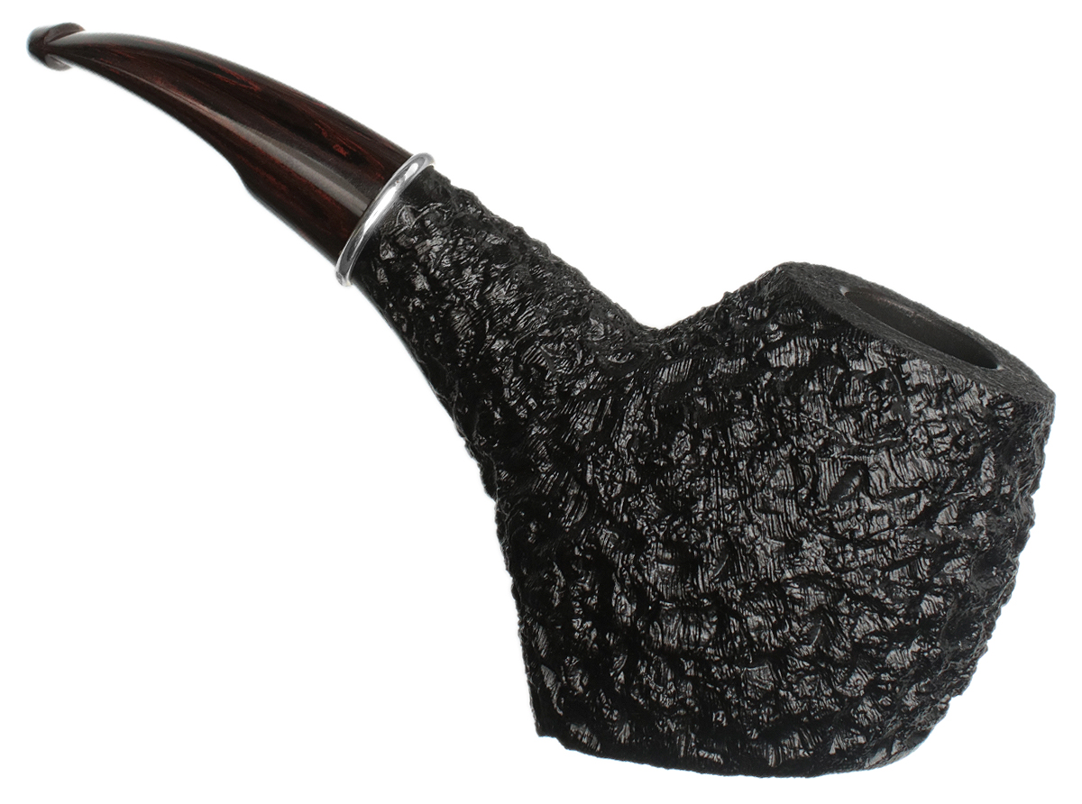 Larry Roush Rusticated & Sandblasted Pokerhawk with Silver (L2) (2507)