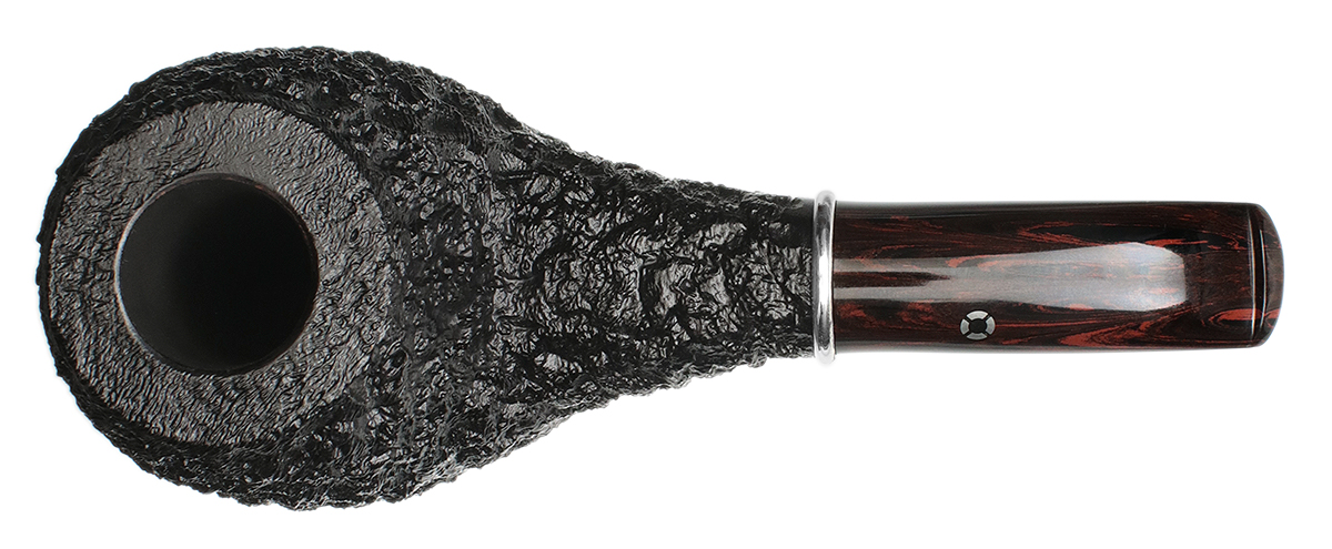 Larry Roush Rusticated & Sandblasted Pokerhawk with Silver (L2) (2507)