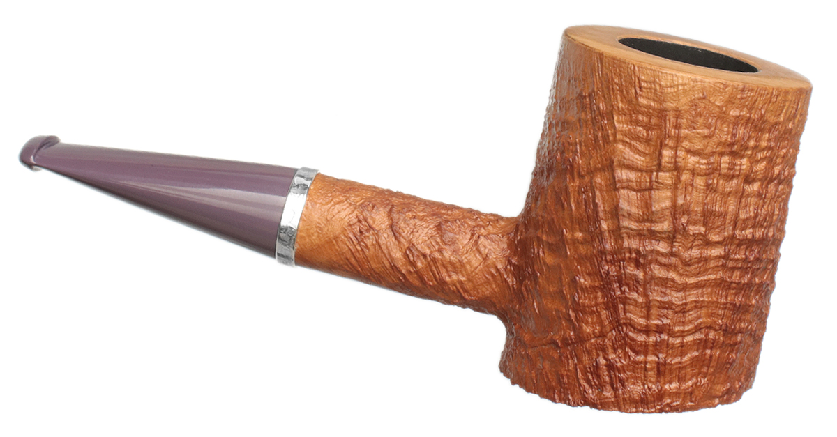 Larry Roush Sandblasted Poker with Silver (S5) (2510)