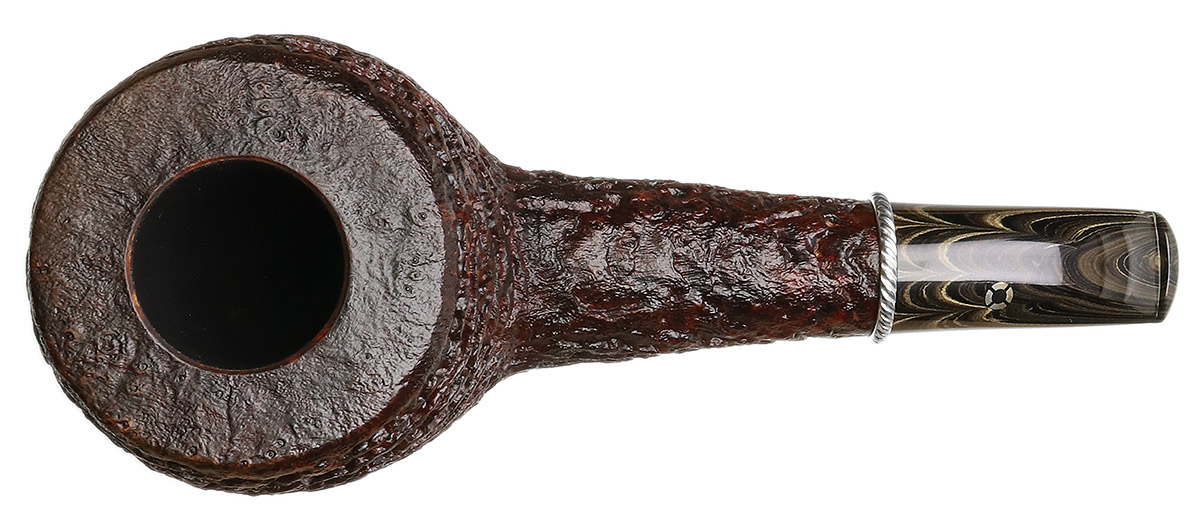 Larry Roush Sandblasted Bent Apple with Silver (S5) (2550)