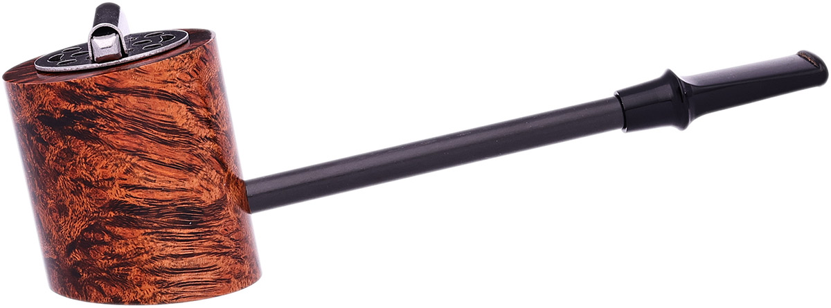 Eltang Basic Smooth Brown Squat Poker with Wind Cap and Tamper