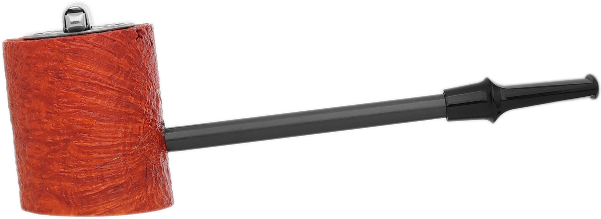 Eltang Basic Sandblasted Orange Squat Poker with Wind Cap and Tamper