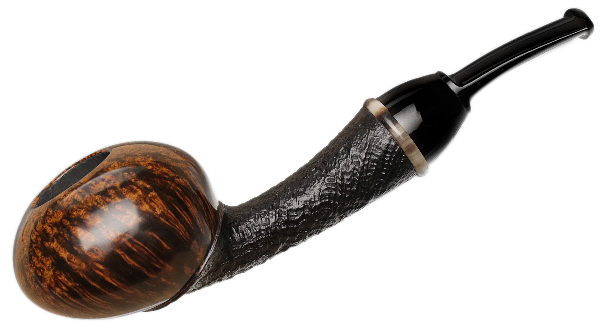 Yuwei Partially Sandblasted Cup and Ball with Horn