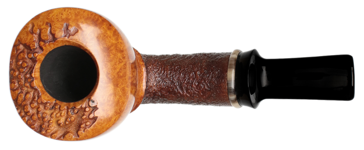 Yuwei Partially Sandblasted Bent Dublin with Horn