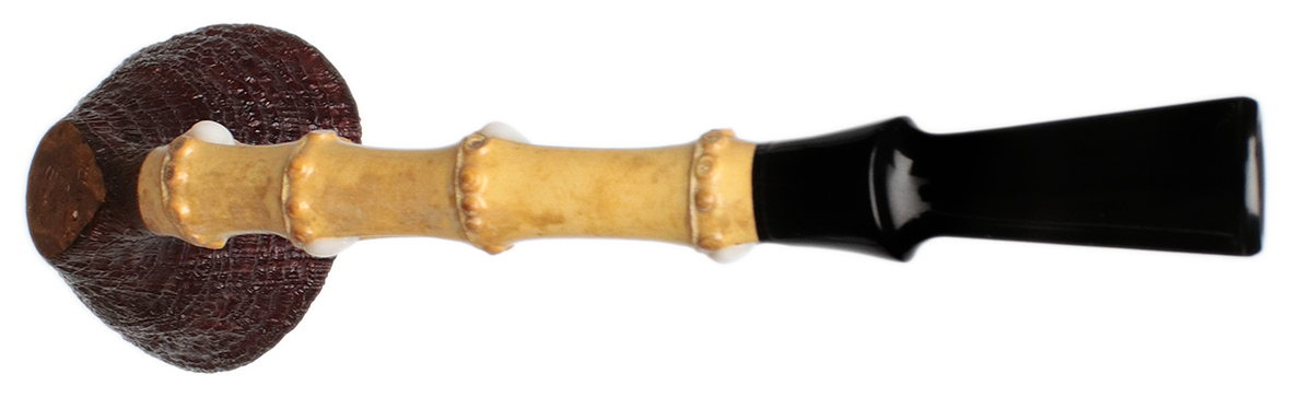 Yuwei Partially Sandblasted Bent Dublin with Bamboo