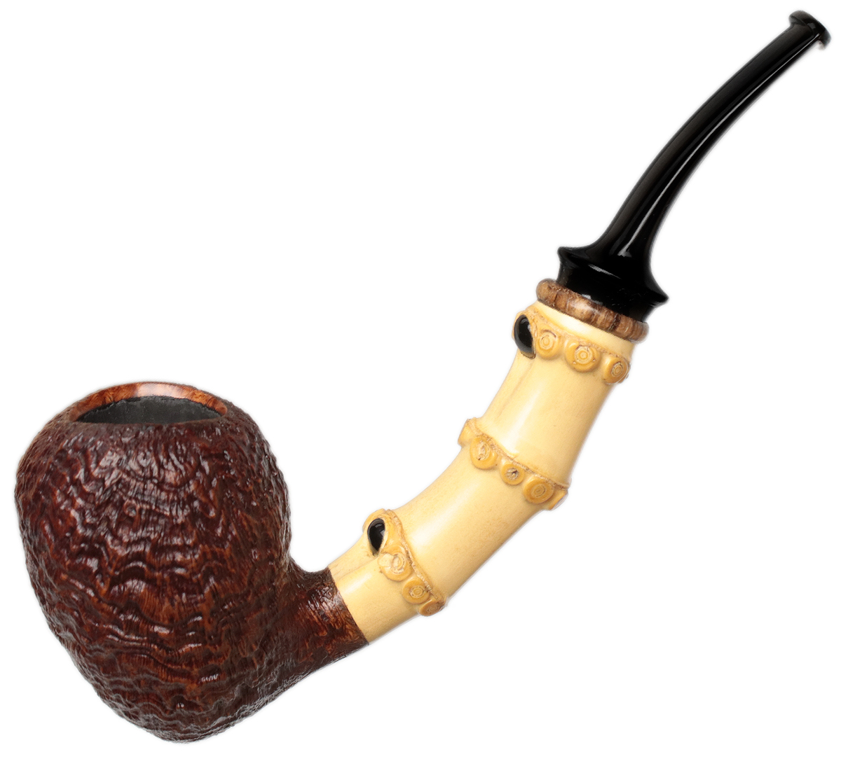 Yuwei Sandblasted Acorn with Bamboo and Rosewood