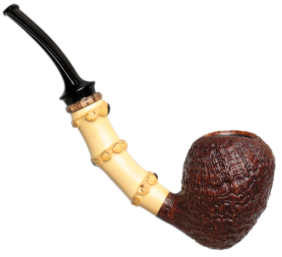 Yuwei Sandblasted Acorn with Bamboo and Rosewood