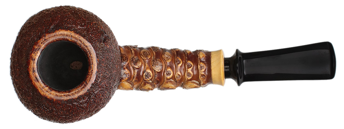 Yuwei Sandblasted Tomato with Bamboo and Boxwood