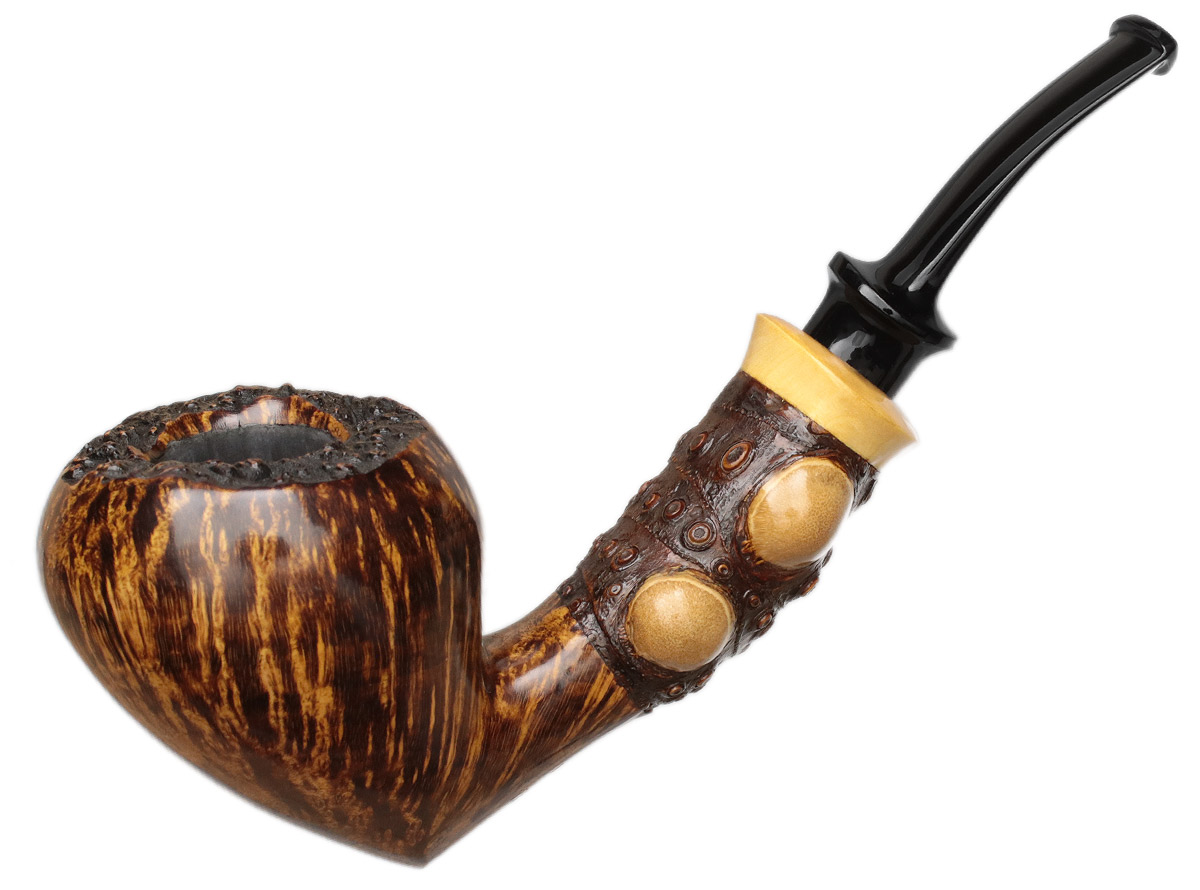 Yuwei Smooth Acorn with Bamboo and Boxwood