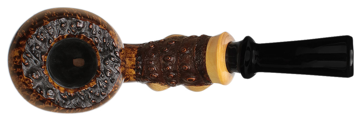 Yuwei Smooth Acorn with Bamboo and Boxwood