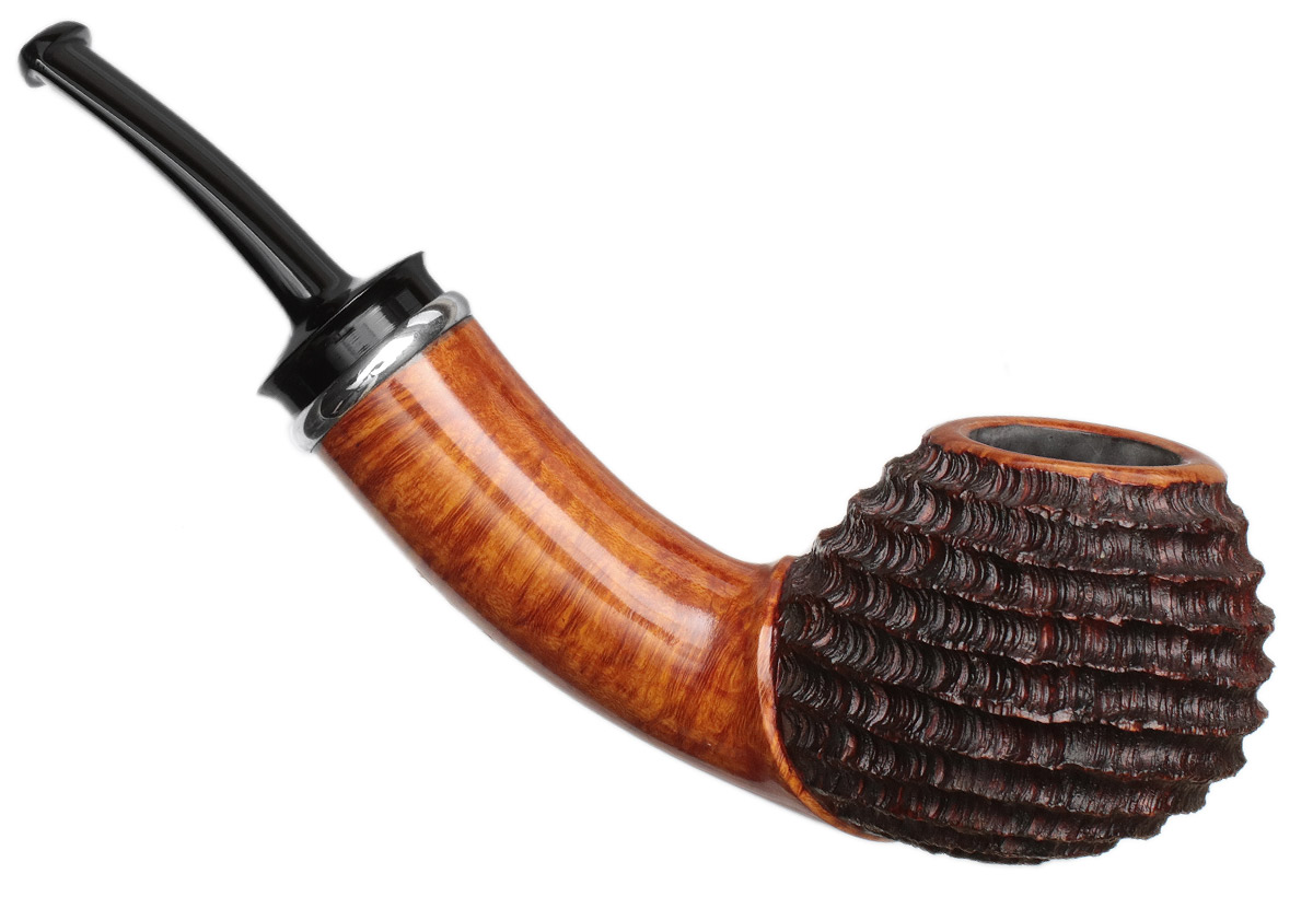 Yuwei Partially Rusticated Bent Apple with Silver