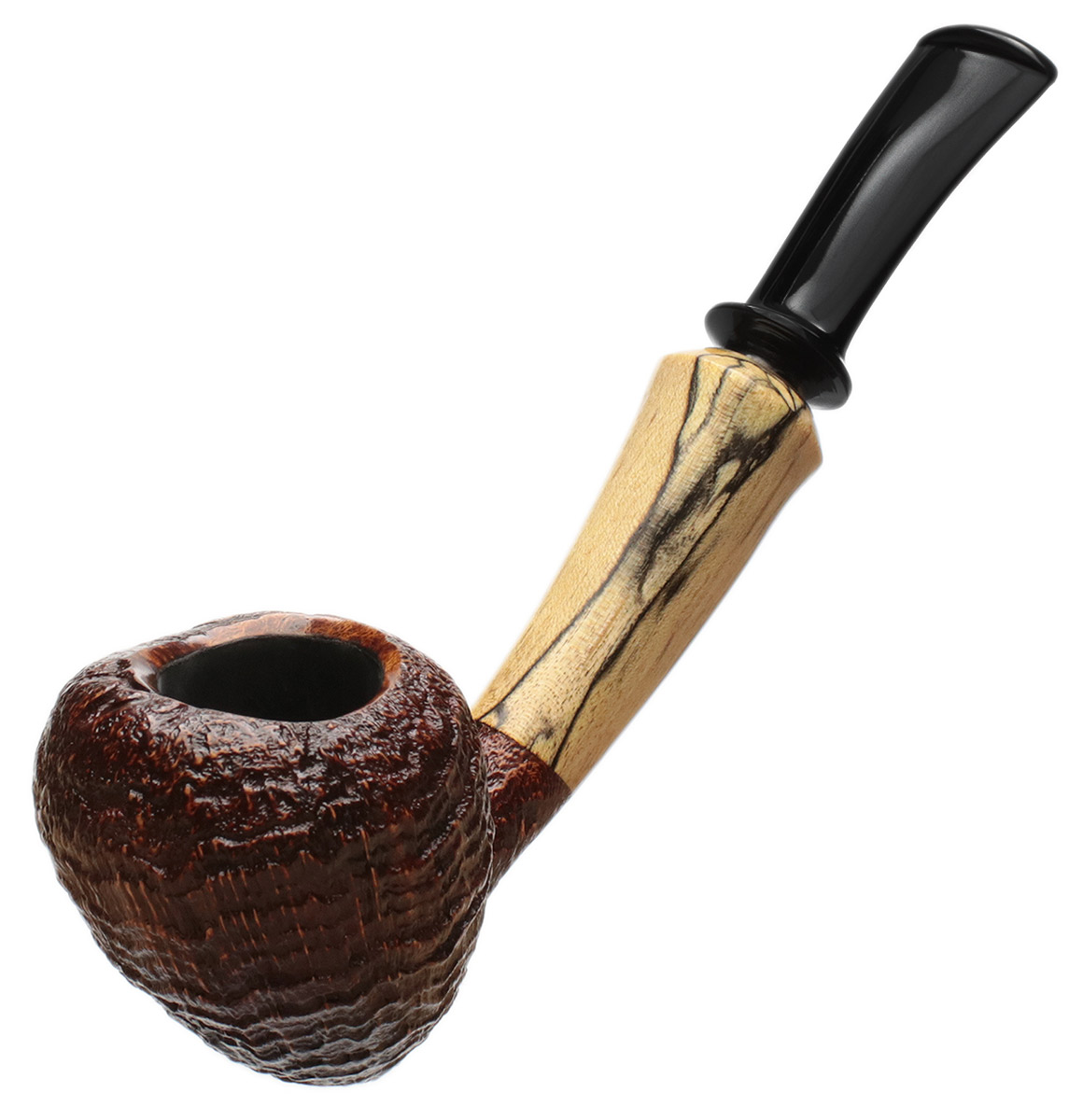 Yuwei Sandblasted Acorn with Spalted Maple