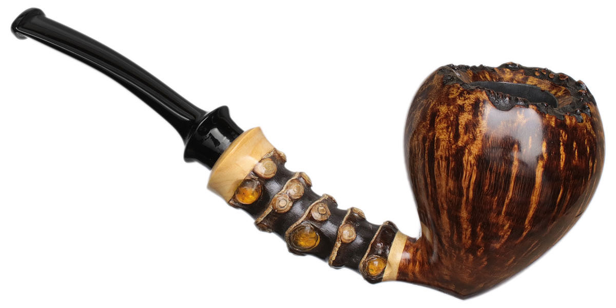 Yuwei Smooth Acorn with Bamboo and Boxwood