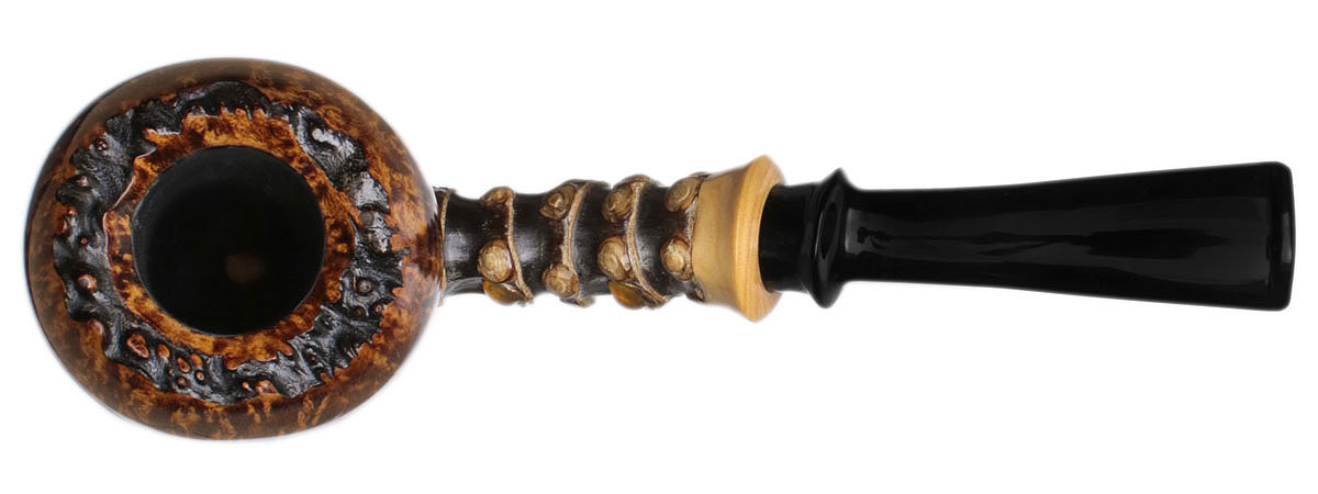 Yuwei Smooth Acorn with Bamboo and Boxwood