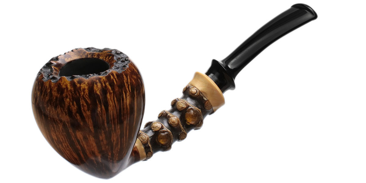 Yuwei Smooth Acorn with Bamboo and Boxwood