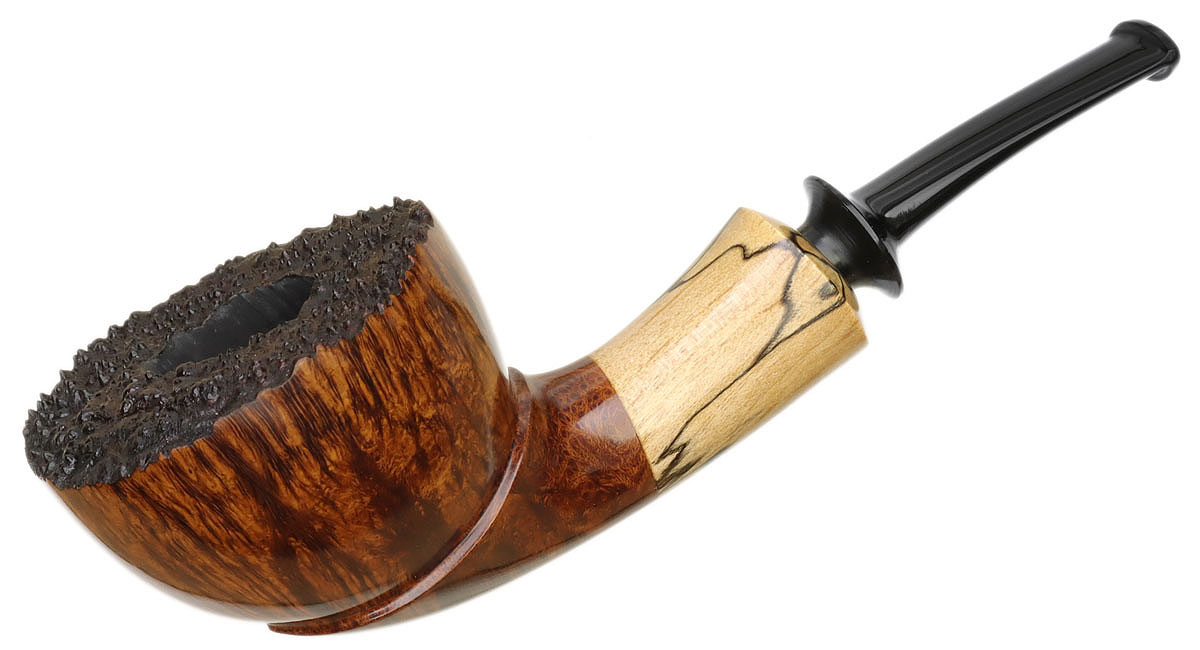 Yuwei Smooth Bent Dublin with Spalted Tamarind