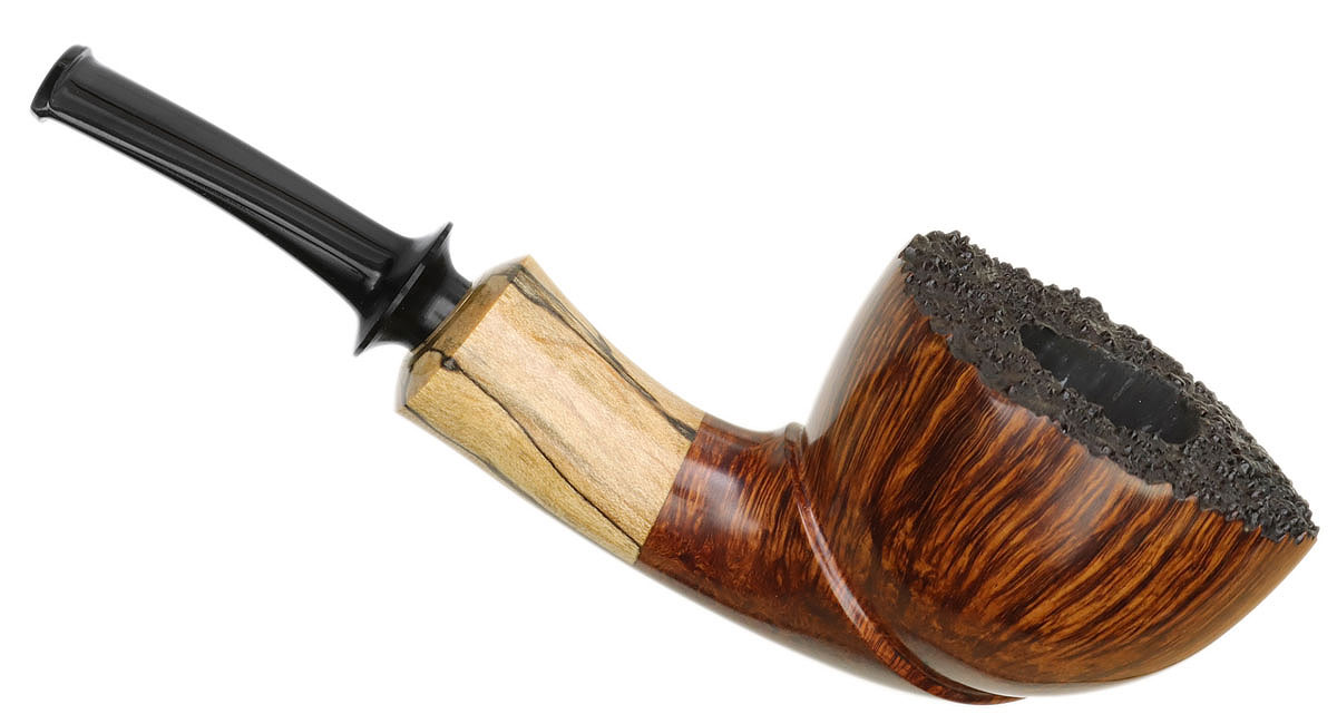 Yuwei Smooth Bent Dublin with Spalted Tamarind
