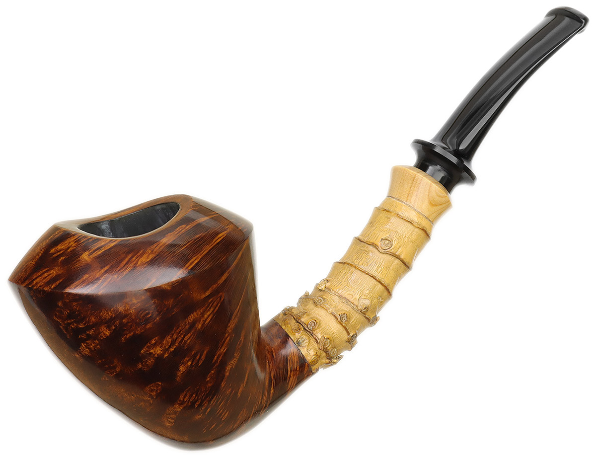 Yuwei Smooth Bent Dublin with Bamboo
