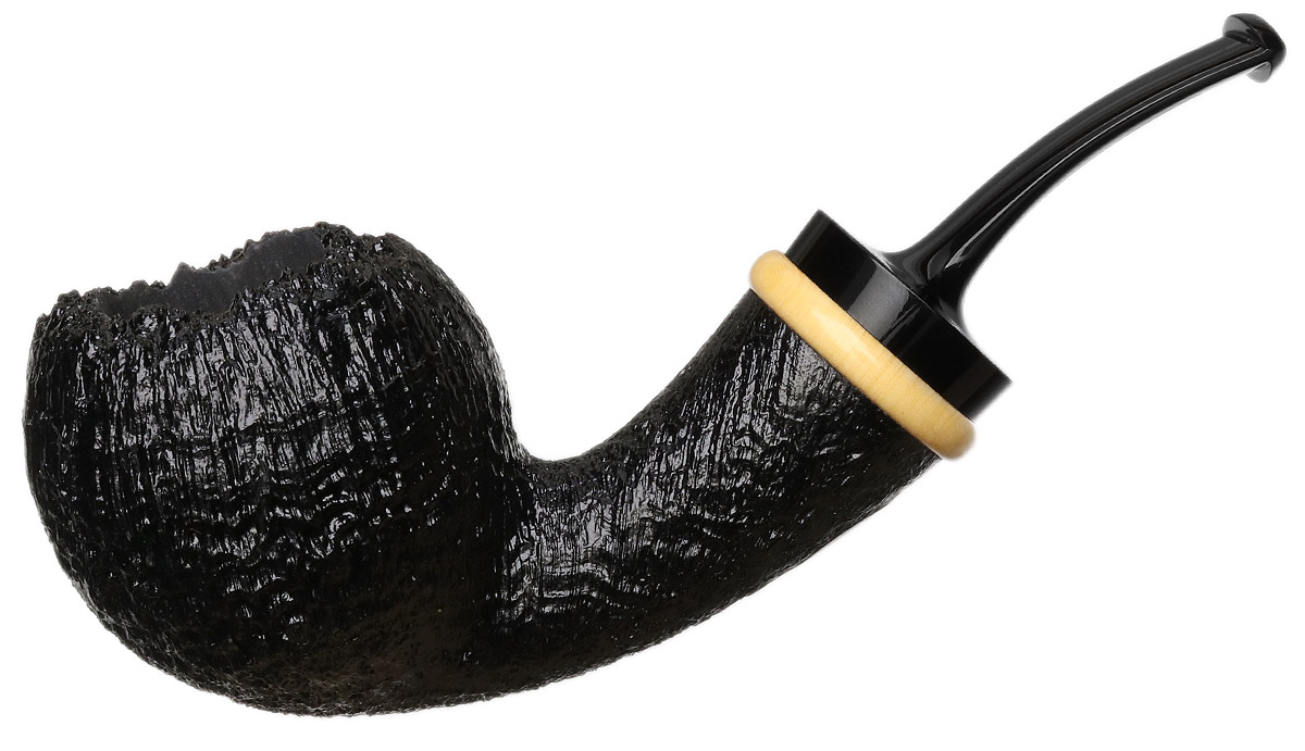 Alexander Hasty Sandblasted Bent Apple with Boxwood