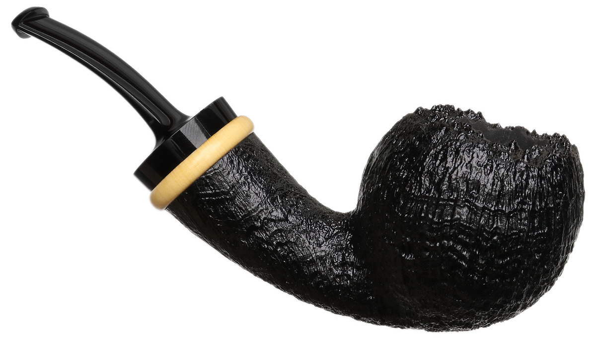 Alexander Hasty Sandblasted Bent Apple with Boxwood