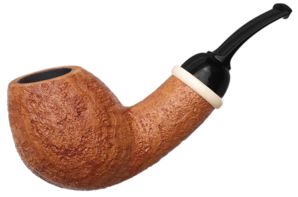 Alexander Hasty Sandblasted Bent Egg with Ivorite