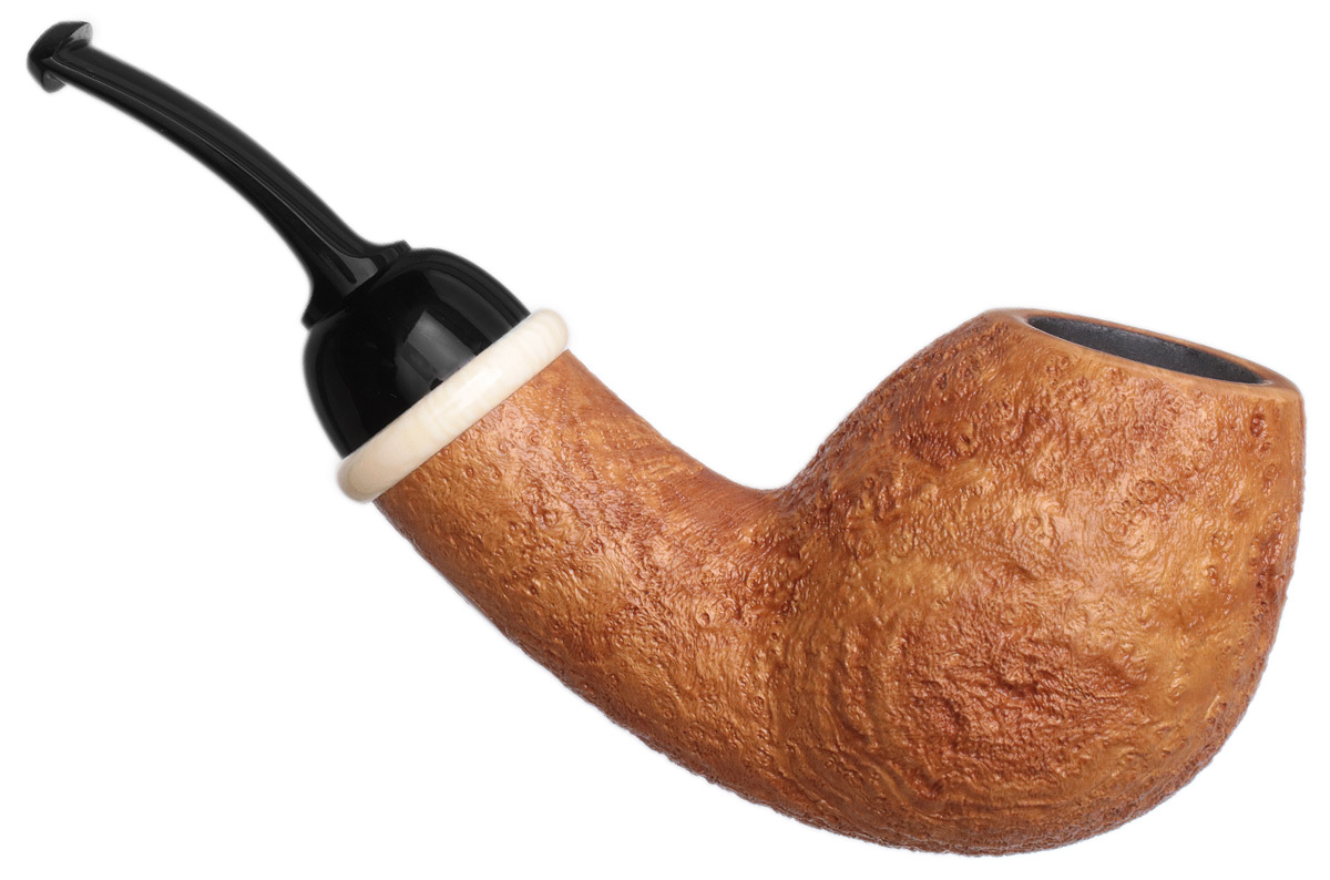 Alexander Hasty Sandblasted Bent Egg with Ivorite