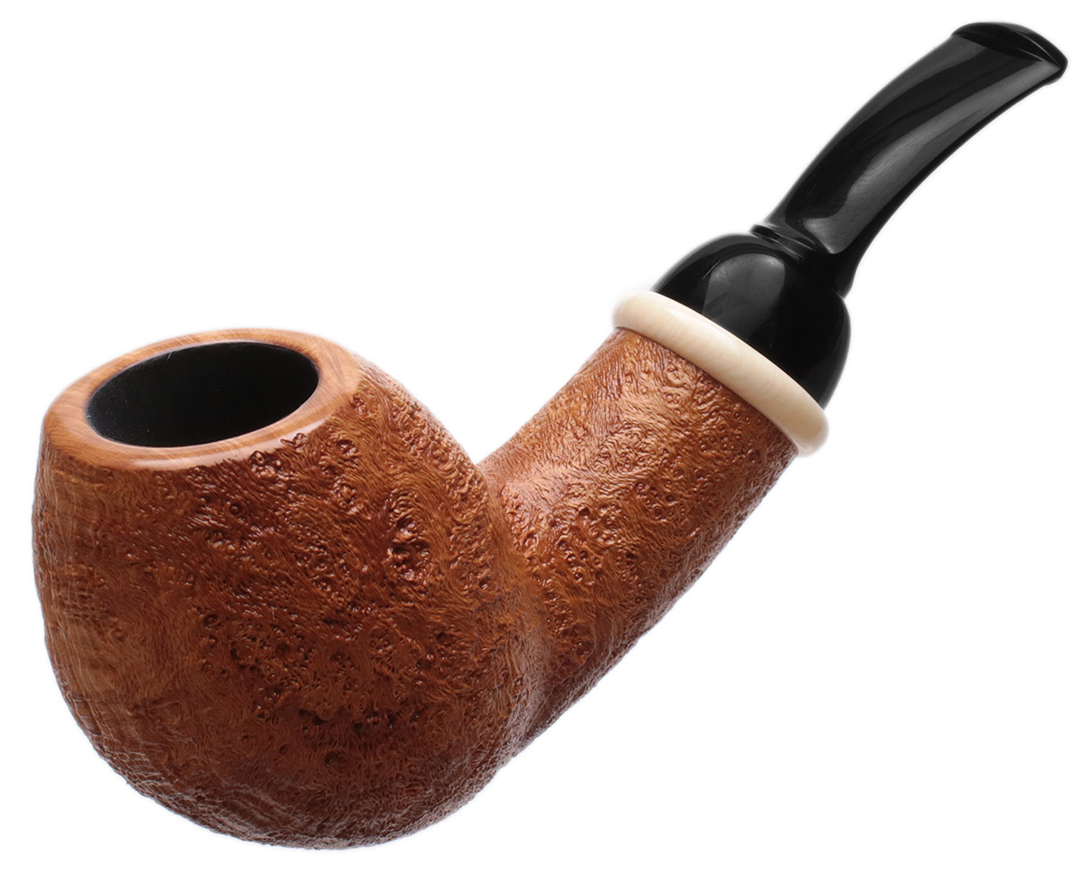 Alexander Hasty Sandblasted Bent Egg with Ivorite