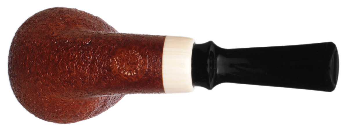 Alexander Hasty Sandblasted Bent Brandy with Ivorite