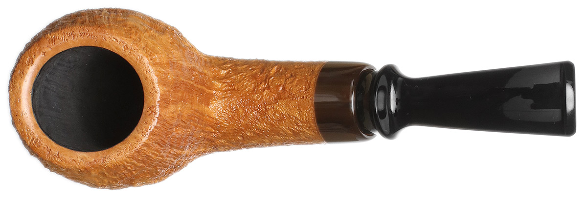 Alexander Hasty Sandblasted Bent Brandy with Ox Horn