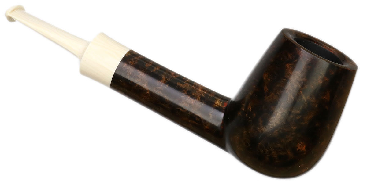 Luiz Lavos Smooth Billiard with Ivorite Stem