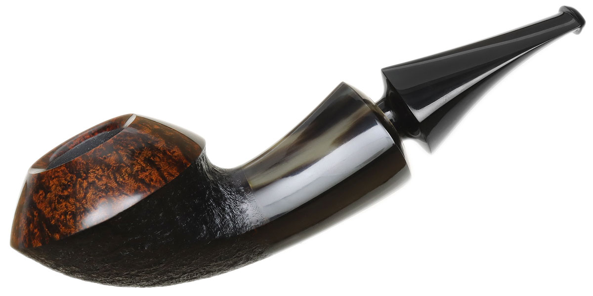 Luiz Lavos Partially Sandblasted Bent Bulldog with Horn