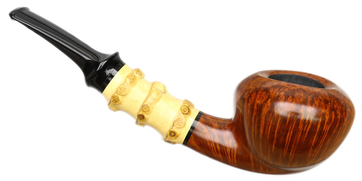 Yang Kun Smooth Acorn with Bamboo (Four Footprints) (2240)