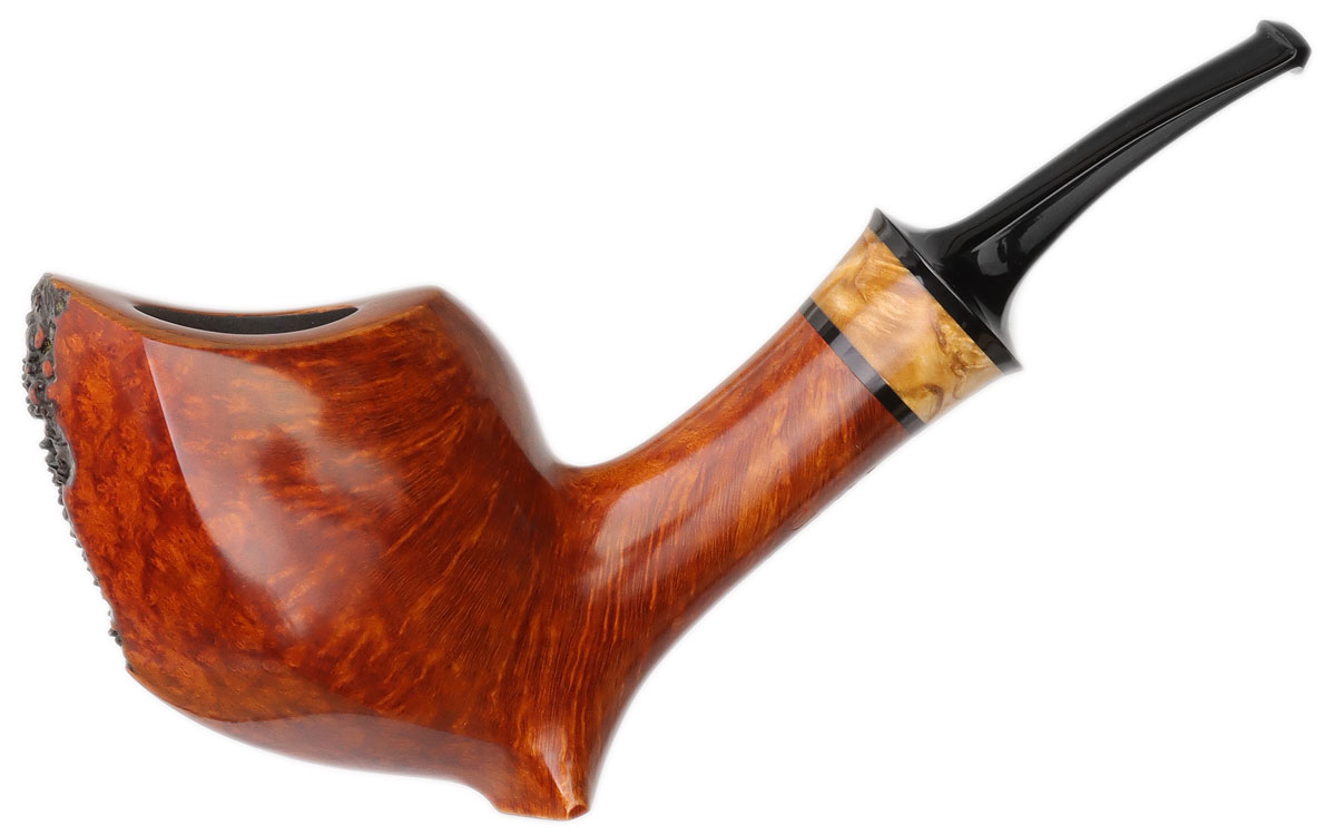 Yang Kun Smooth Shield with Masur Birch (243) (Signature)
