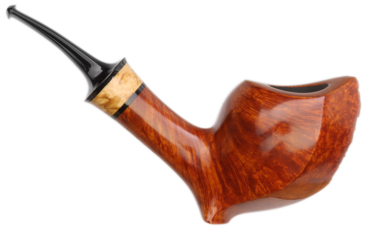Yang Kun Smooth Shield with Masur Birch (243) (Signature)