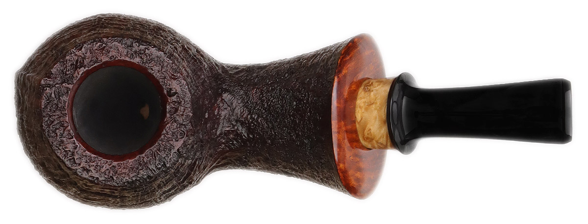 Yang Kun Sandblasted Bent Brandy with Masur Birch (245)