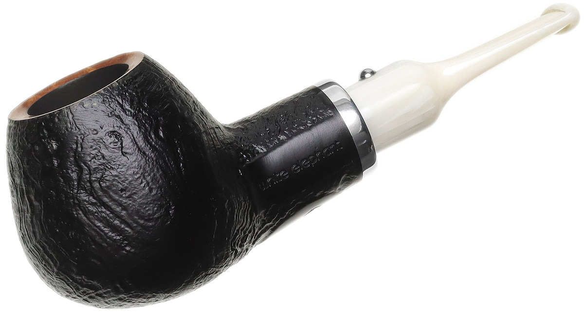 White Elephant Ebony & Ivory Sandblasted Brandy (9mm)