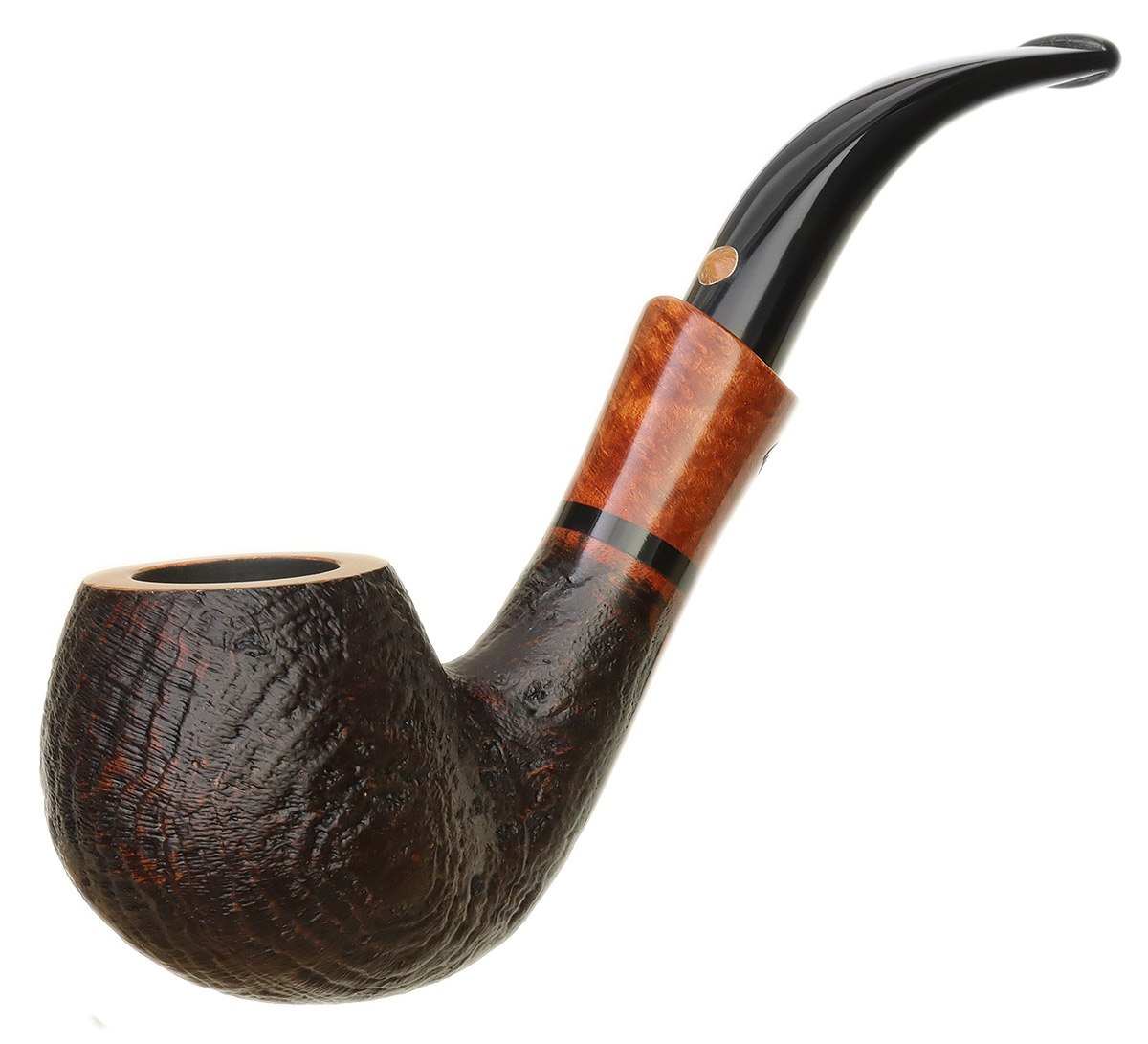 White Elephant: Serengeti Sandblasted Bent Apple (9mm