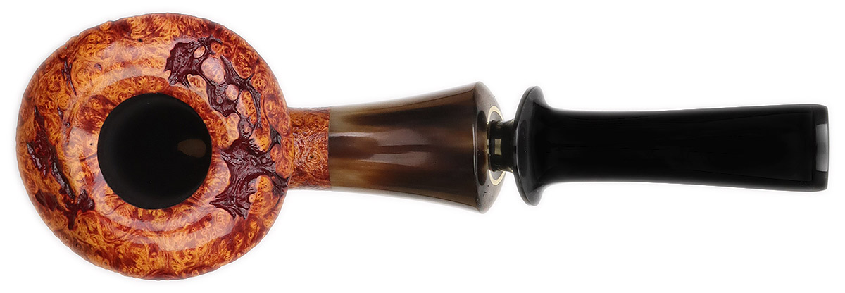 Lv Zelong Partially Sandblasted Bent Dublin with Horn
