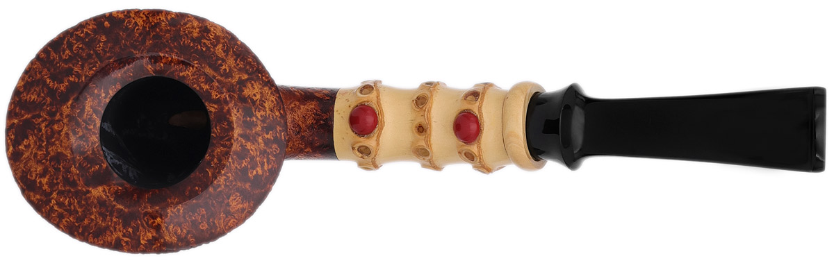 Lv Zelong Sandblasted Bent Dublin with Bamboo, Boxwood, and Cinnabar (2025)