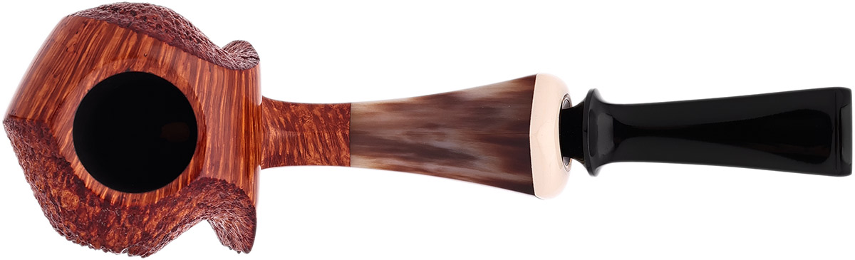 Lv Zelong Partially Sandblasted Blowfish with Horn and Juma