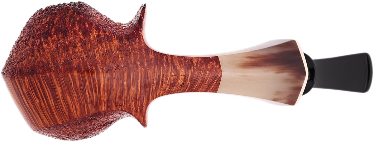Lv Zelong Partially Sandblasted Blowfish with Horn and Juma